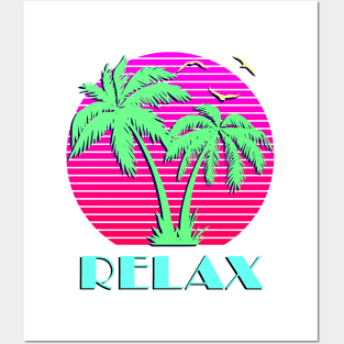 Relax Posters and Art